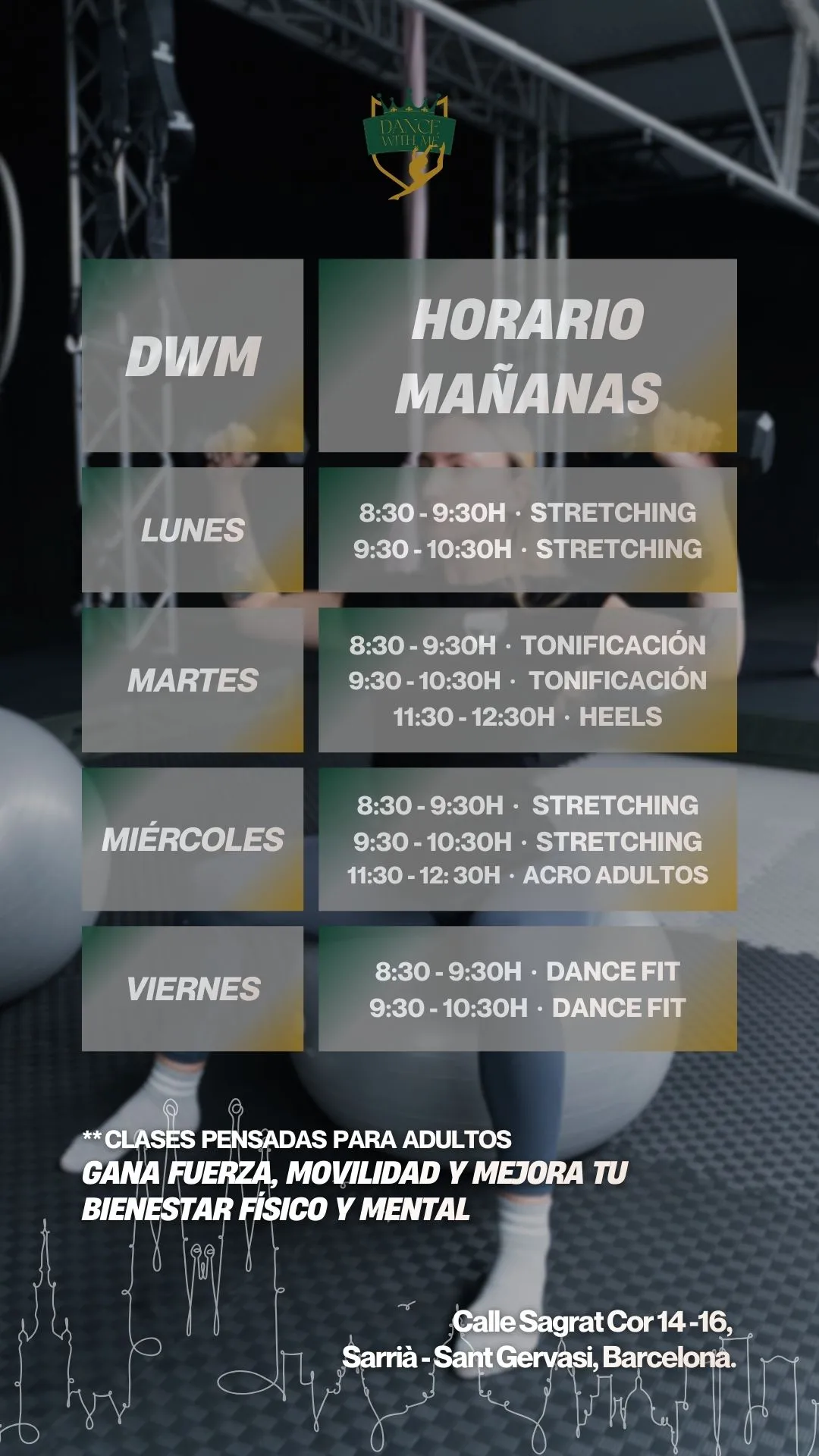 DANCE WITH ME — baile-studio en Sarrià - Sant Gervasi, Barcelona — 3