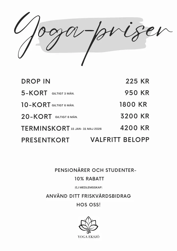 Yoga Eksjö — yoga-studio i Norra Råsa, Eksjö — 2