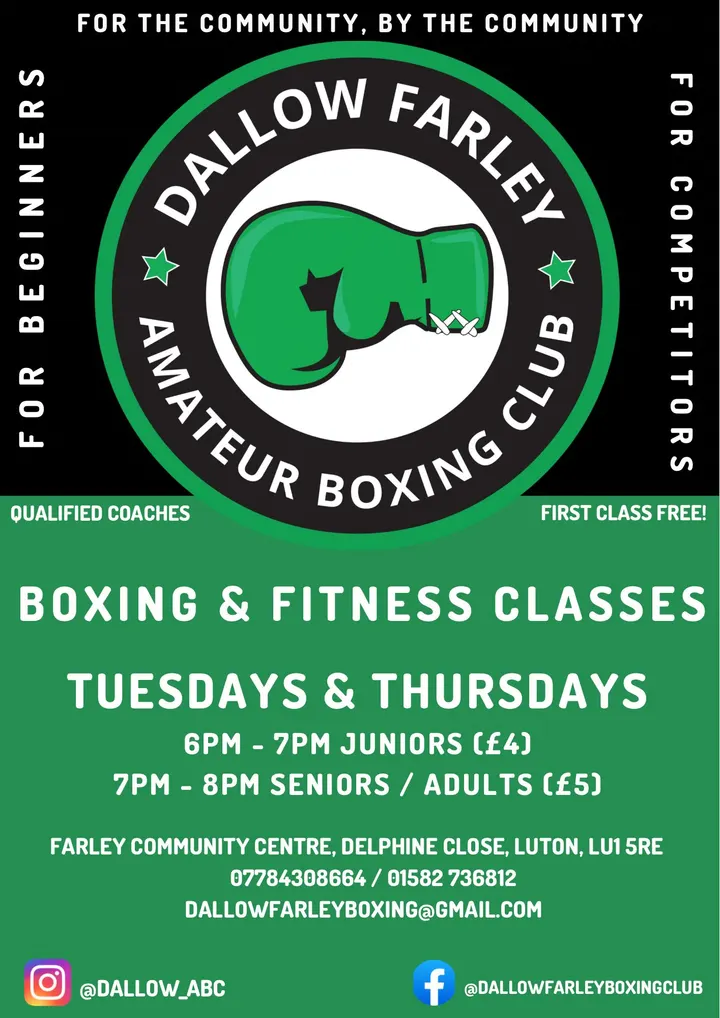 Dallow Farley Boxing Club — boxing-studio in Farleygreen, Luton — 3