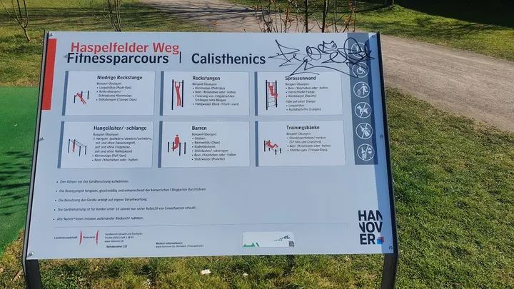 Haspelfelder Weg Fitnessparcours Calisthenics — fitnessstudio in Südstadt, Hannover — 3