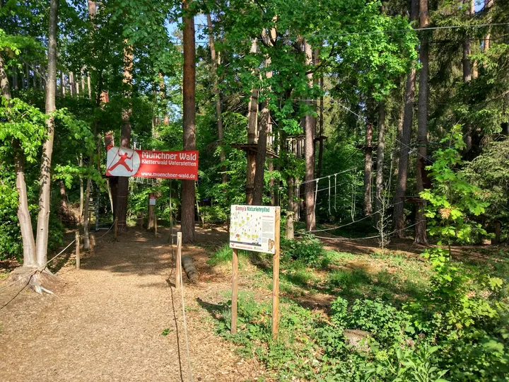 Münchner Wald Kletterwald Vaterstetten — Klettern in Vaterstetten, München