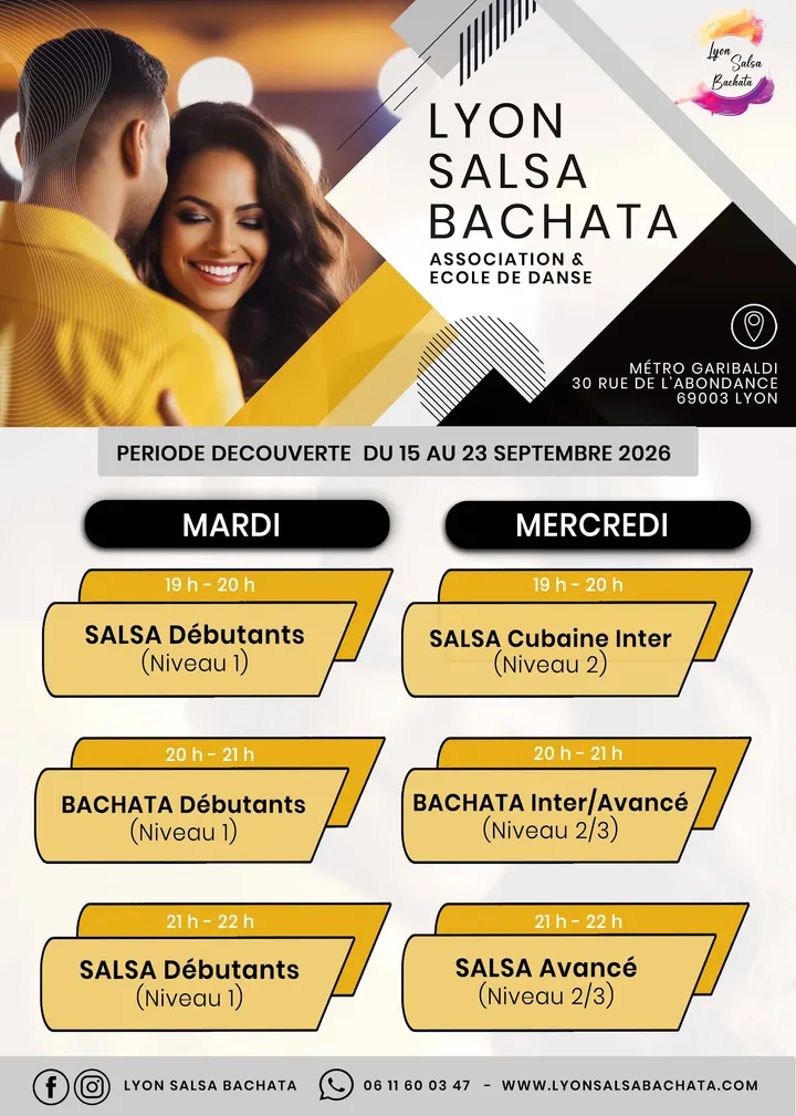 Lyon Salsa Bachata — Danse à Lyon 3e Arrondissement, Lyon