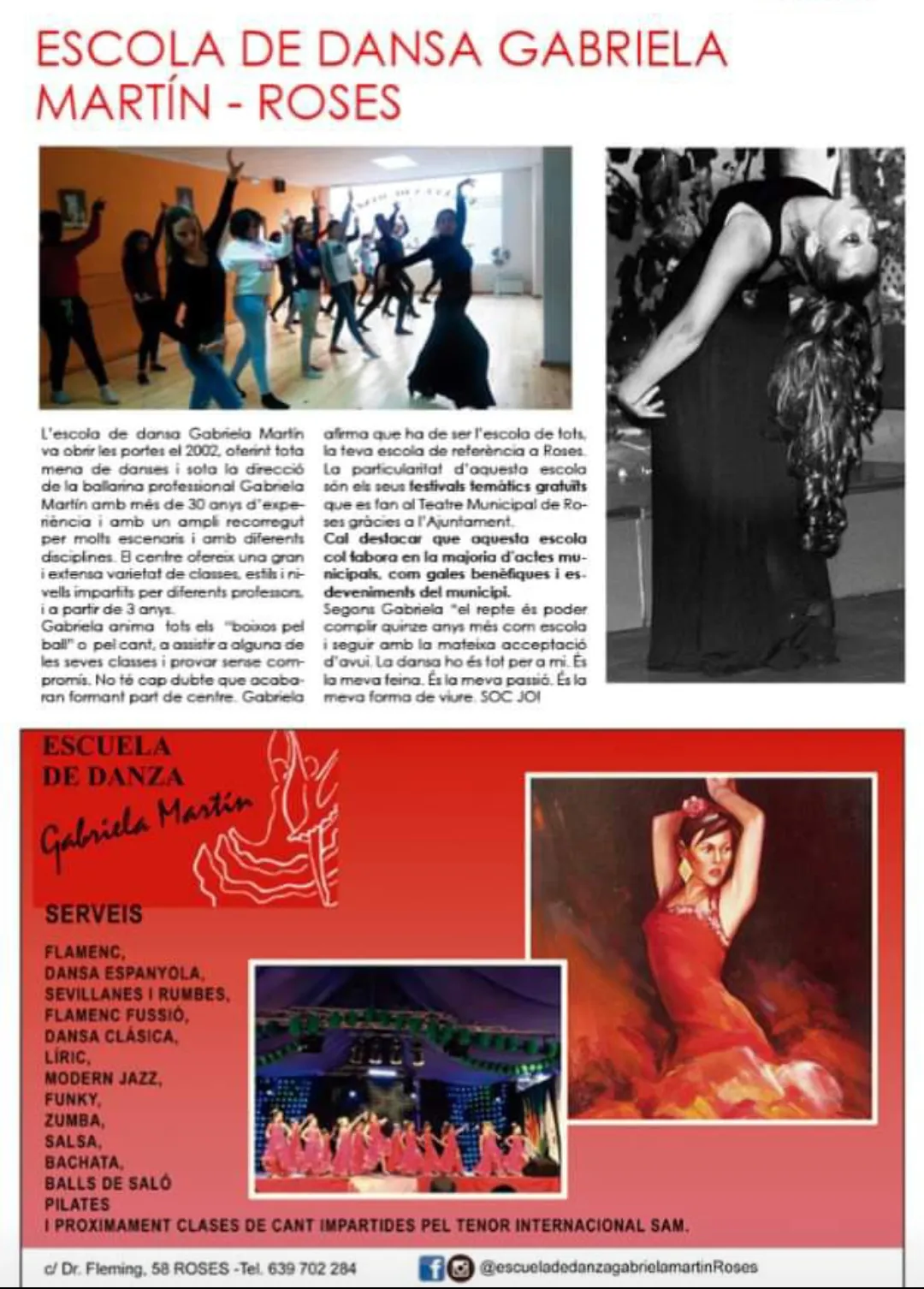 Escuela De Danza — baile-studio en Roses — 2
