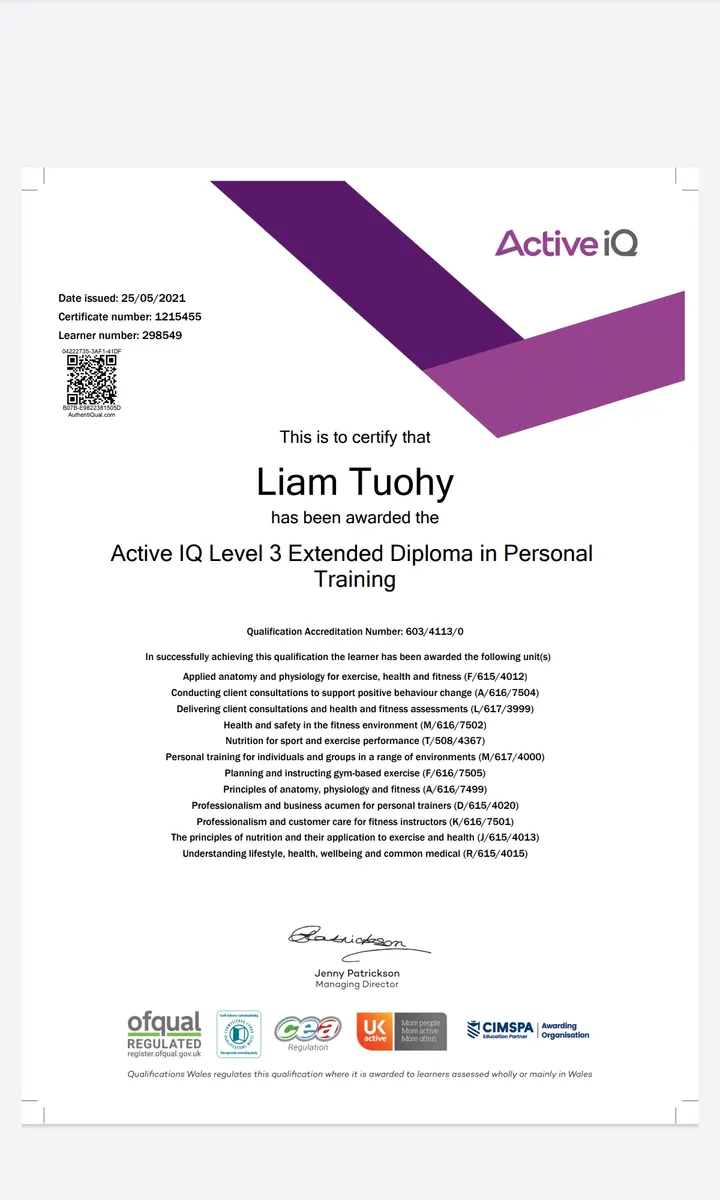 2TUFF HEALTH AND FITNESS LTD — Fitness Studio in Chigwell