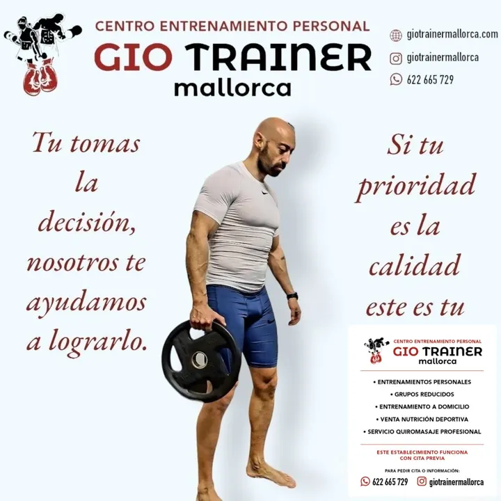 GioTrainer Mallorca — entrenamiento personal-studio en El Rafal Nou, Palma — 2