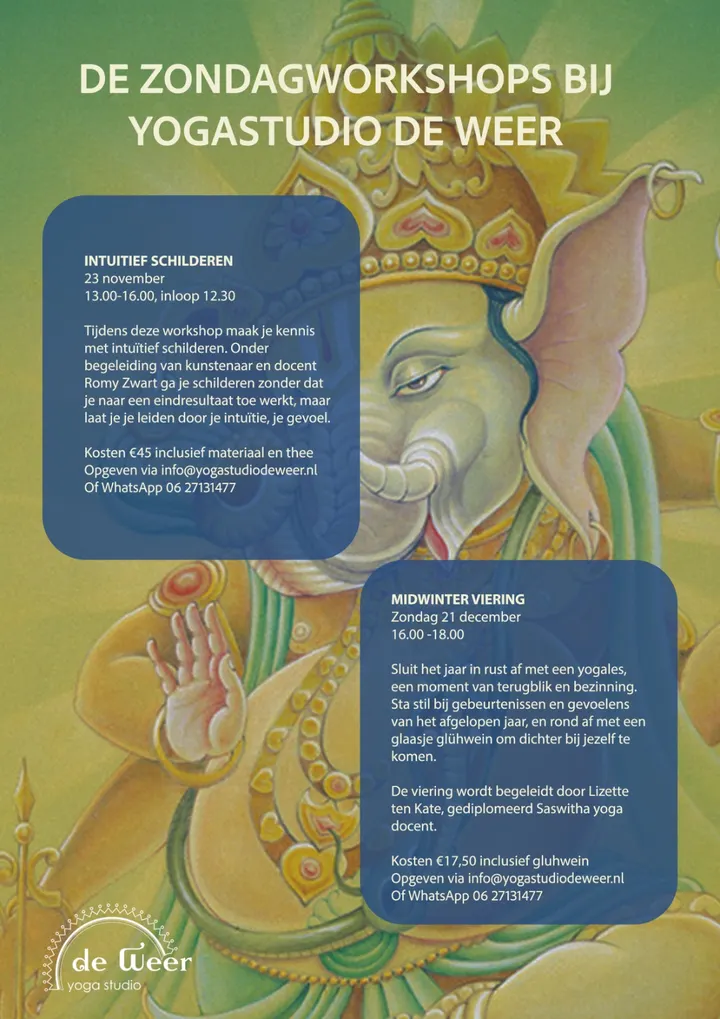 Yoga Studio De Weer — Yoga in Poelenburg, Zaandam