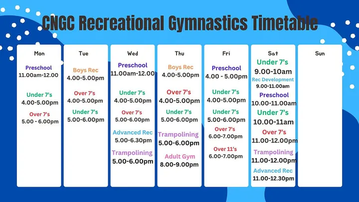 Crewe & Nantwich Gymnastics — Fitness Studio in Crewe