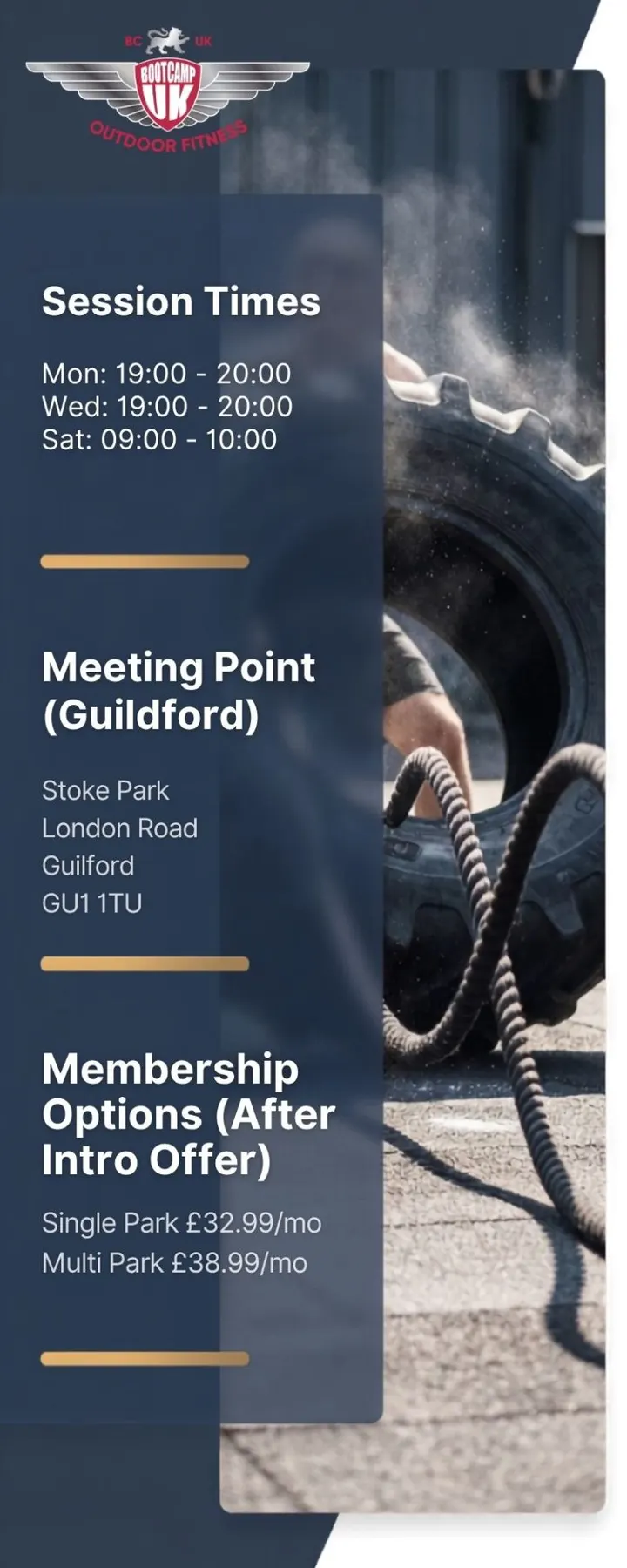 Bootcamp UK Guildford - Outdoors Fitness Classes in Guildford — bootcamp-studio in Abbotswood, Guildford — 3