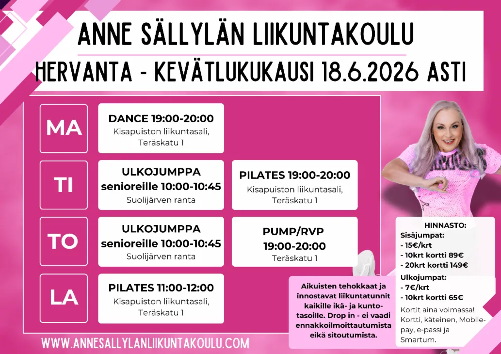 Anne Sällylän Liikuntakoulu — fitnessstudio – Hervanta, Tampere — 2