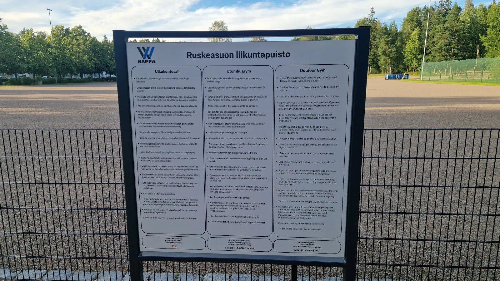 Ruskeasuon ulkokuntosali — voimaharjoittelu-studio – Helsinki — 5