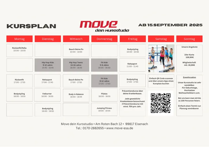 Move - dein Kursstudio — fitnessstudio in Eisenach — 5