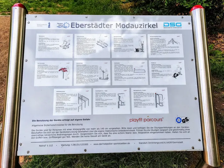 Eberstädter Bewegungspark Modauzirkel Modaubrücke — calisthenics-studio in Eberstadt, Darmstadt — 2