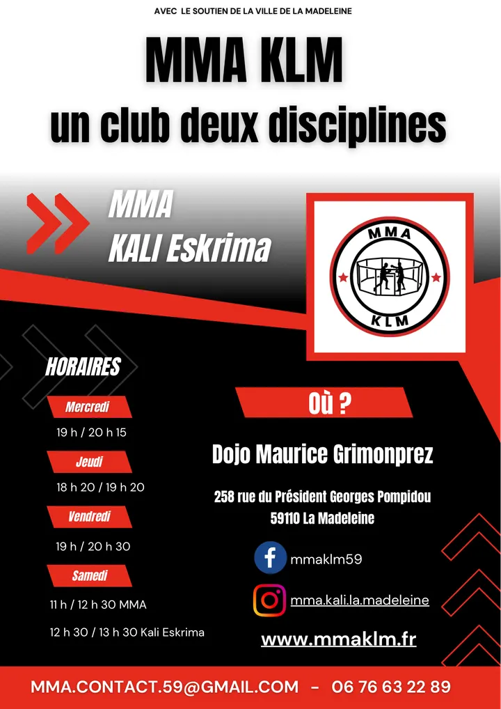 MMA KLM — MMA à La Madeleine