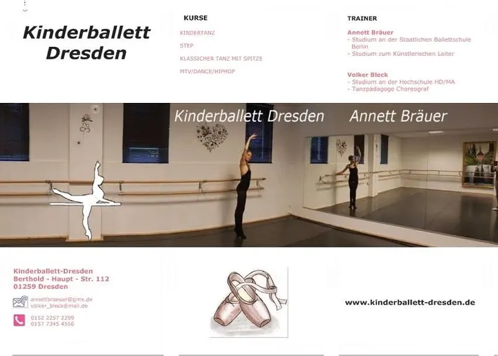 Kinderballett- Dresden & DanceCompany Bleck — Tanz in Kleinzschachwitz, Dresden