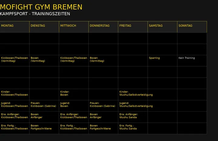 MoFight Gym Bremen — kickboxen-studio in Bremen — 5