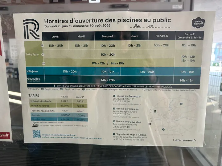 Piscine de Villejean — studio à Rennes — 3