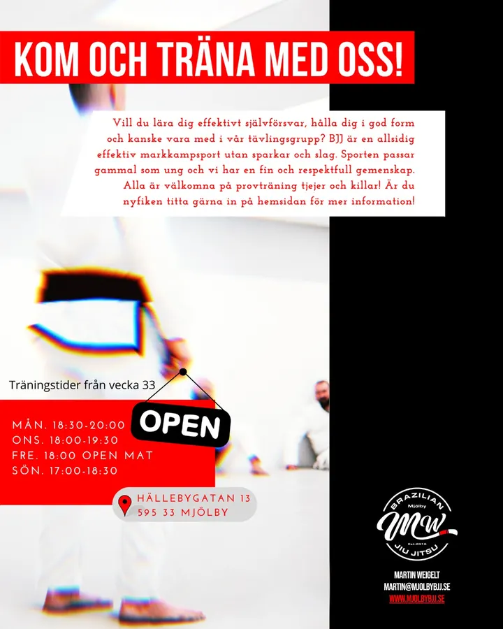 Mjölby BJJ — kampsport-studio i Mjölby — 3