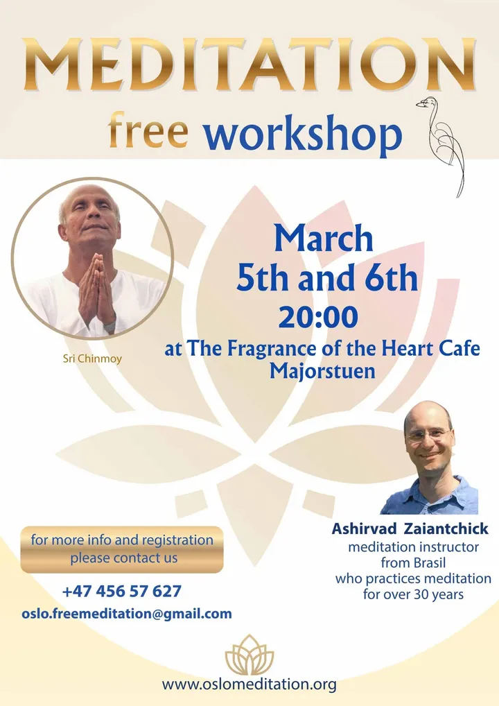 Sri Chinmoy Centre — meditasjon-studio i Frogner, Oslo — 3