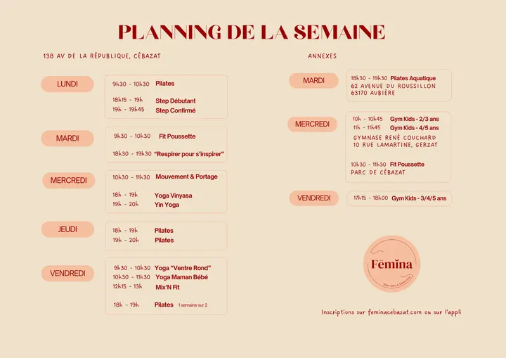 Fēmĭna Cébazat — pilates-studio à Cébazat — 2
