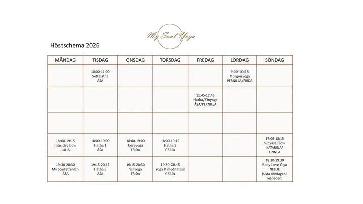 My Soul Yoga — yoga-studio in Stockholm — 4