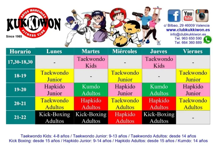 Club Kukkiwon (Martial Arts & Fitness Club) — artes marciales-studio en Valencia — 5