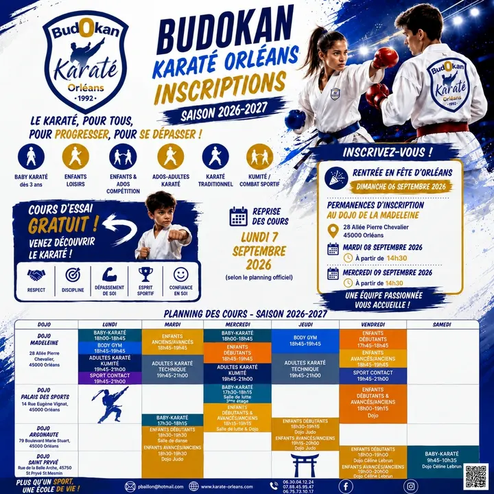 Budokan Karate Orleans — arts martiaux-studio à Dunois Madeleine, Orléans — 2