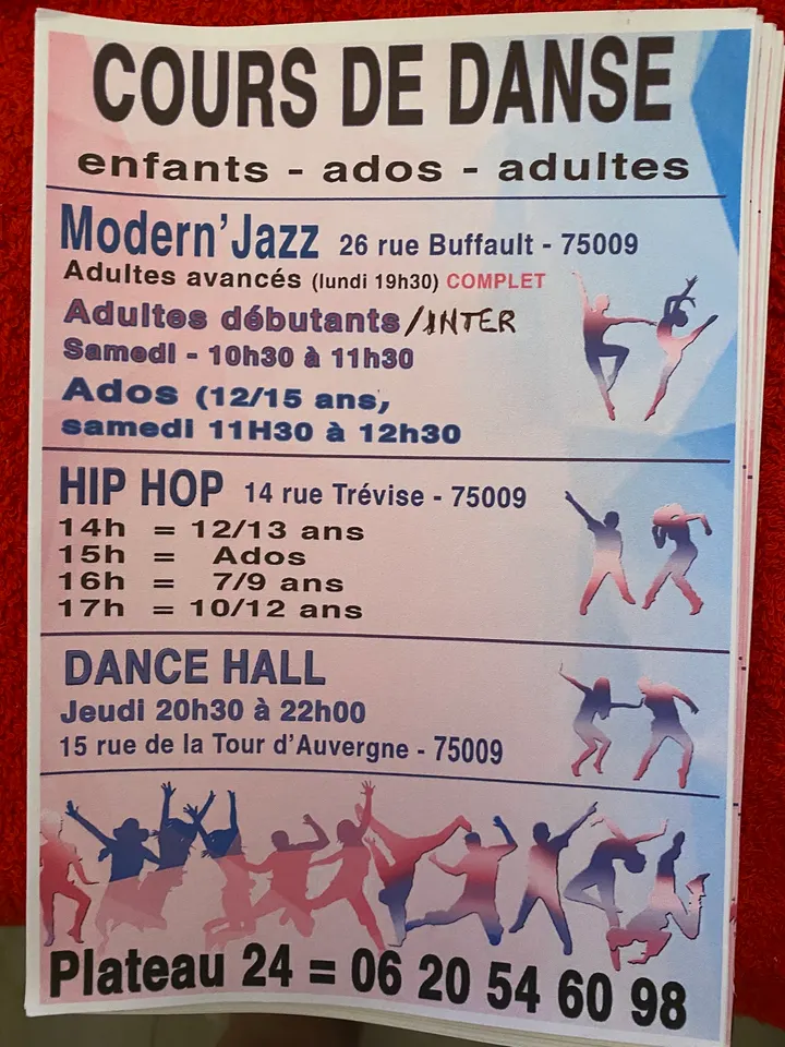 école de danse - Plateau 24 - modern'jazz et hip hop — danse-studio à Paris 9e Arrondissement, Paris — 2