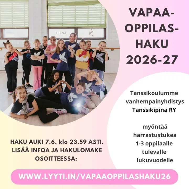 Vaasan tanssikoulu Kipinä — tanssi-studio – Keskusta 11, Vaasa — 2