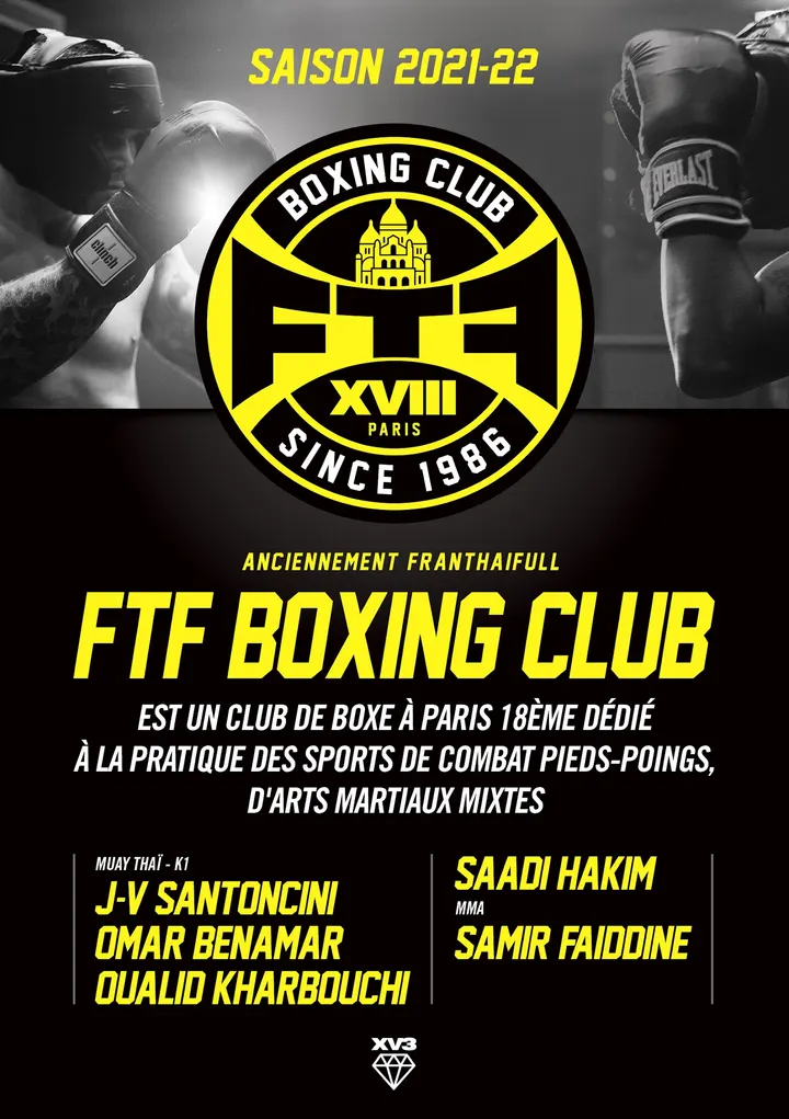 FTF BOXING CLUB — arts martiaux-studio à Paris 18e Arrondissement, Paris — 3