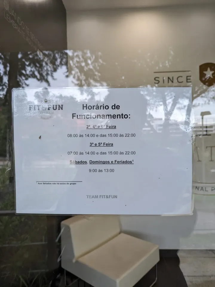 Ginásio Fit&Fun — Ginásio em Areeiro, Coimbra