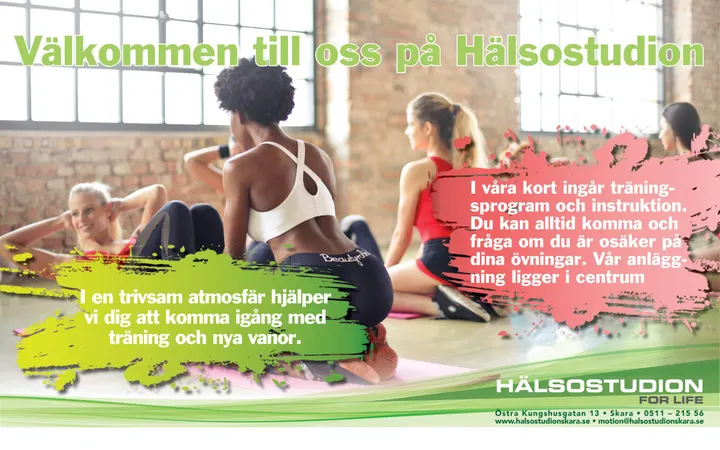 Skara Hälsostudio AB — fitness studio-studio i Skara domkyrkodistrikt, Skara