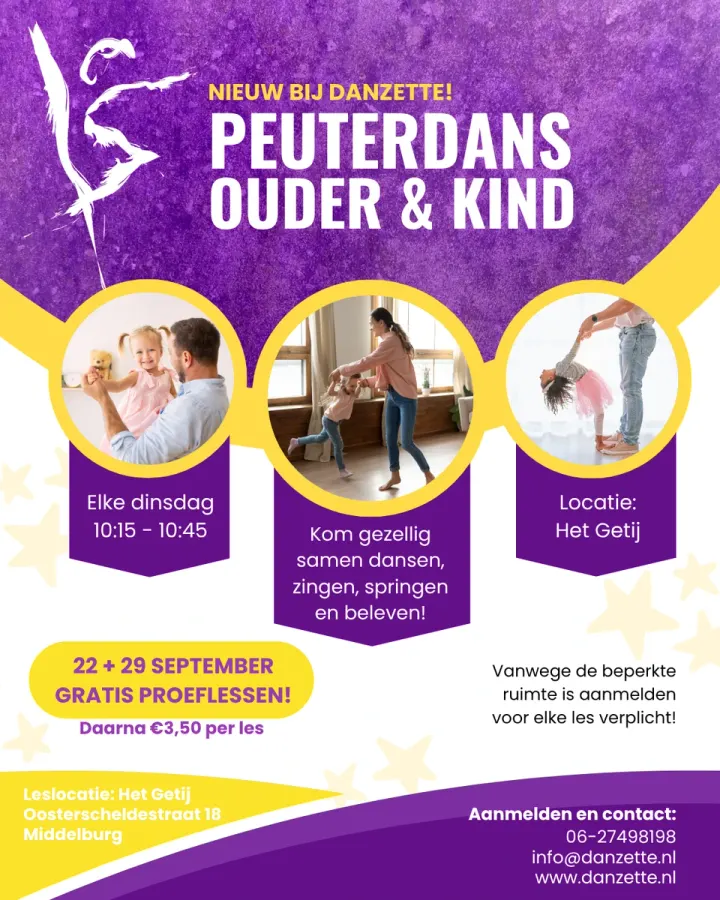 Dansschool Danzette — dans-studio in Stromenwijk/'t Zand/Rittenburg, Middelburg — 2