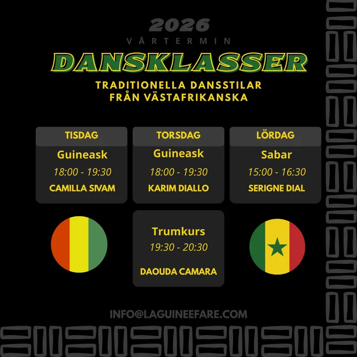 LA Guinée Faré — Dans i Södra Hammarbyhamnen, Stockholm