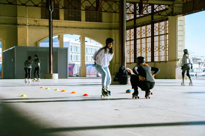 Escuela de patinaje Valencia - Paiporta — Dance en Motor de San Bernardo, Valencia