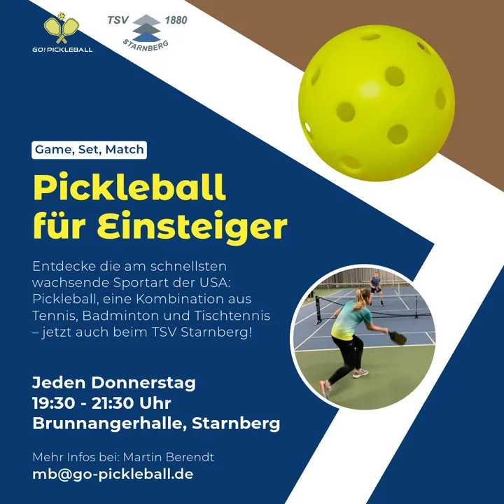 Go Pickleball Starnberg @Brunnangerhalle — fitnessstudio in Starnberg — 5