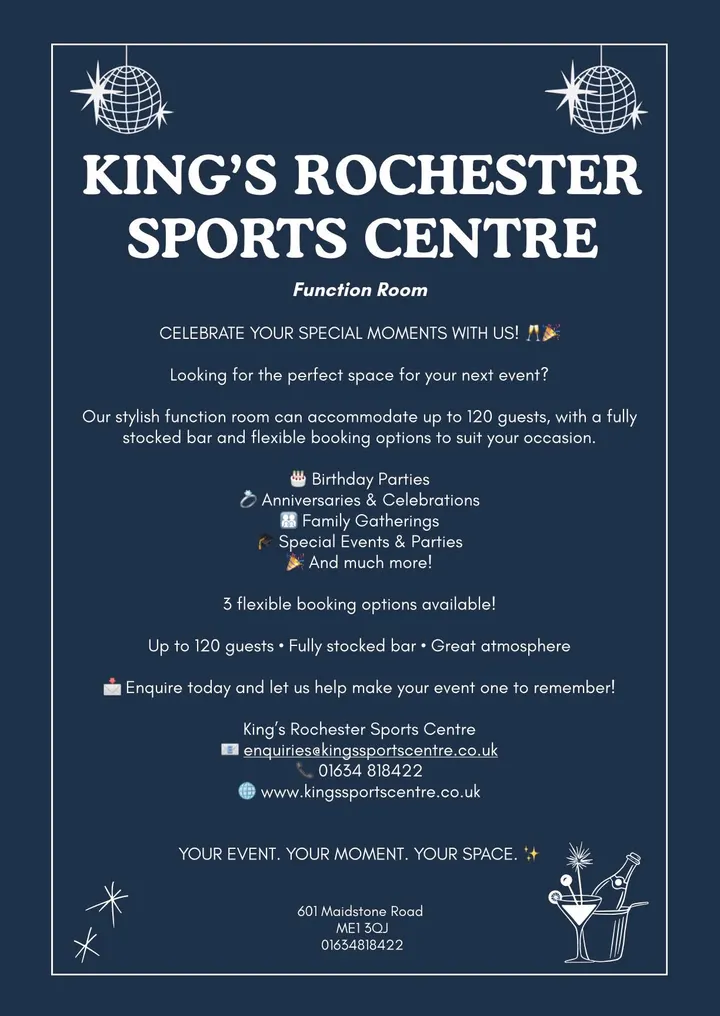 King's Rochester Sports Centre — Fitness Studio in Chatham