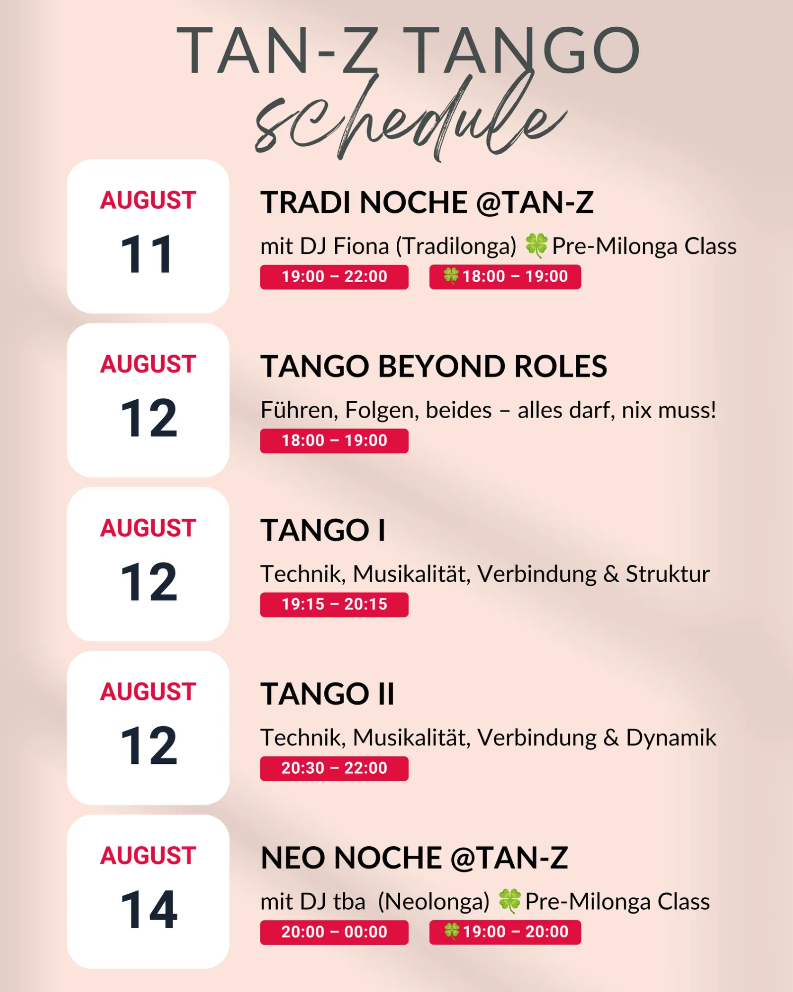 TAN-Z Studio & Academy — dans-studio i München — 2