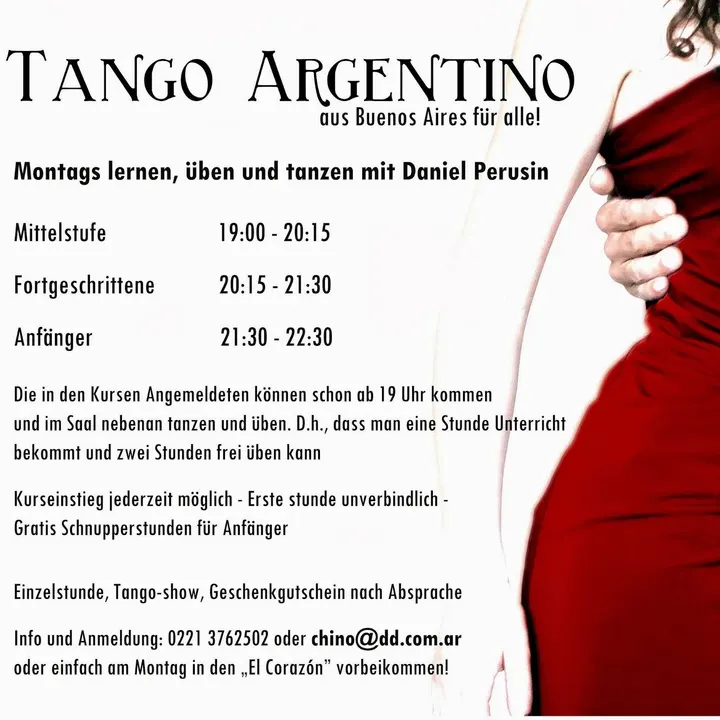 Tango con Corazon - Daniel Perusin — tanz-studio in Frankenberger Viertel, Aachen — 3