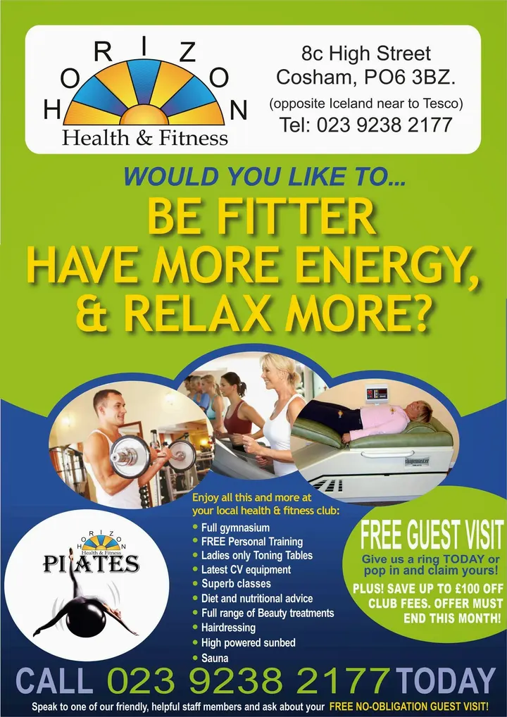 Horizon Health & Fitness Limited — fitness studio in Cosham, Portsmouth — 2