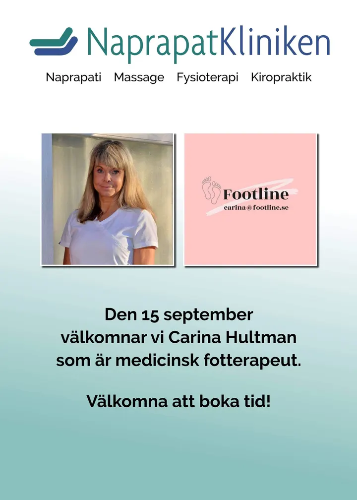Footline — wellness-studio i Askim, Göteborg — 2