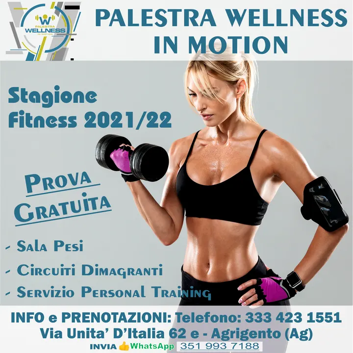 Palestra Wellness in Motion — palestre-studio a Fontanelle, Agrigento — 2