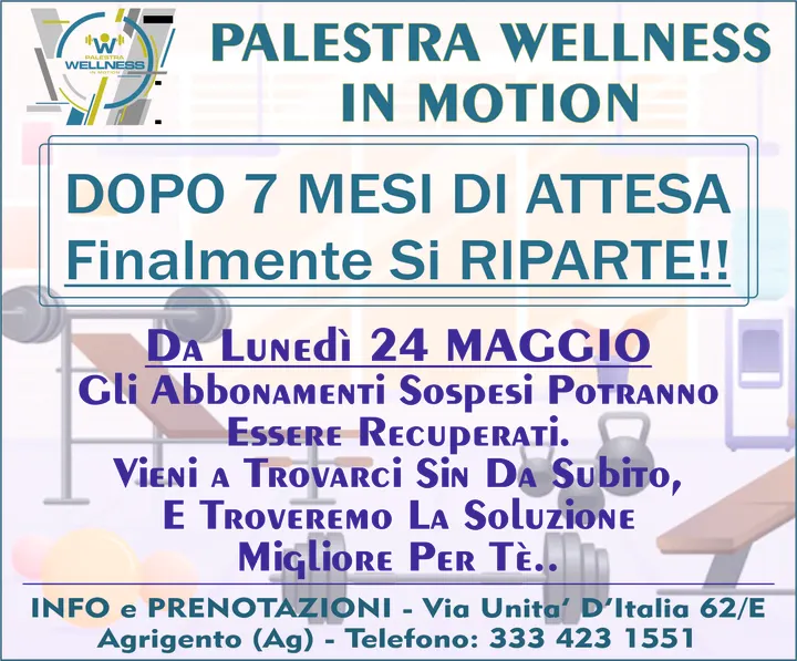 Palestra Wellness in Motion — palestre-studio a Agrigento — 5