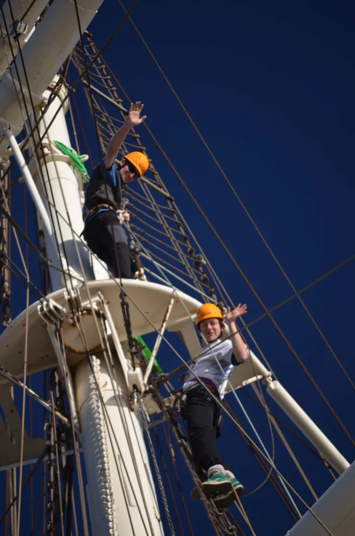 schnurstracks Kletterlocation Rickmer Rickmers — klettern-studio in Hamburg — 5