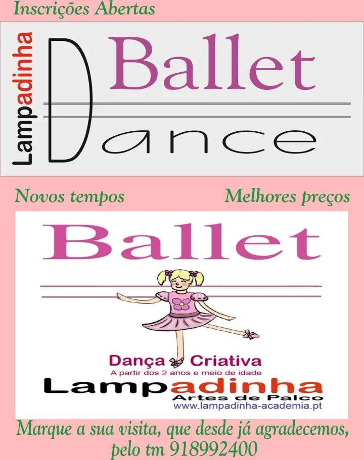 Lampadinha Academia de Dança — Dança em Milhundos, Penafiel