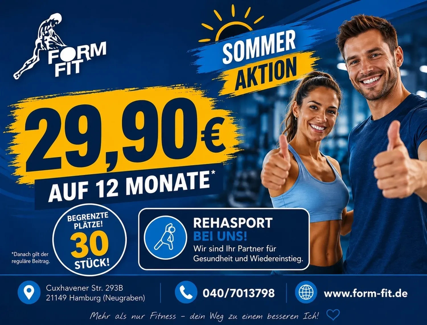 Form-Fit — träningsstudio i Hamburg — 2