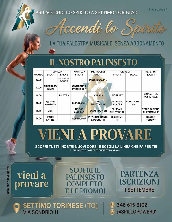Asd Accendi Lo Spirito — Palestre a Settimo Torinese
