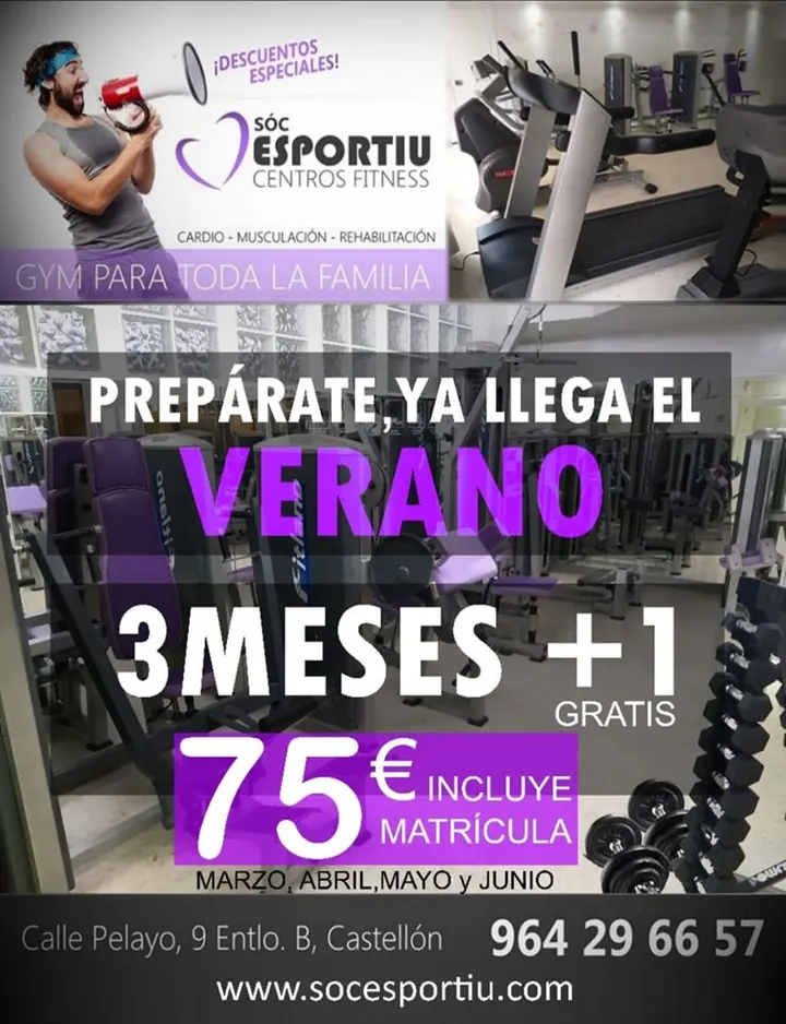 Sóc Esportiu Centros Fitness — estudio de fitness-studio en Castellón de la Plana — 4