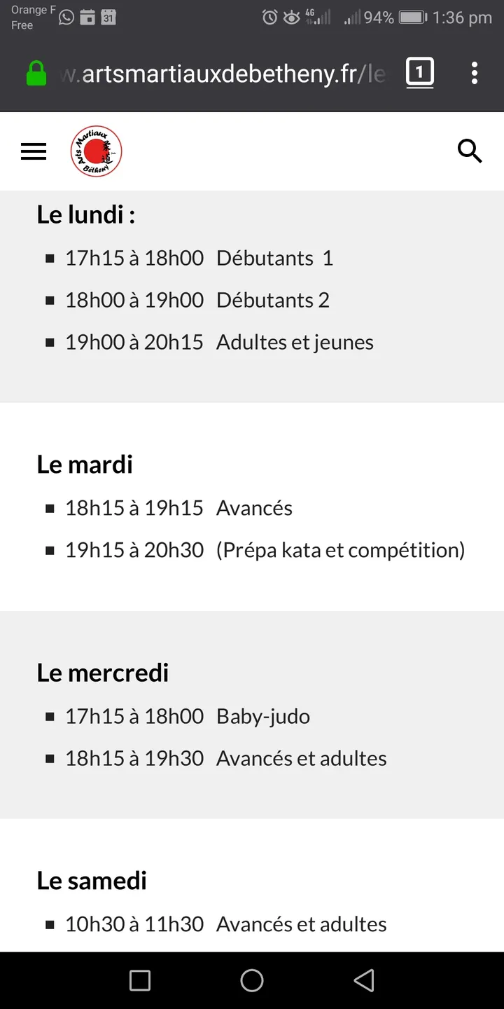 Arts Martiaux de Betheny — arts martiaux-studio à Bétheny, Reims — 3