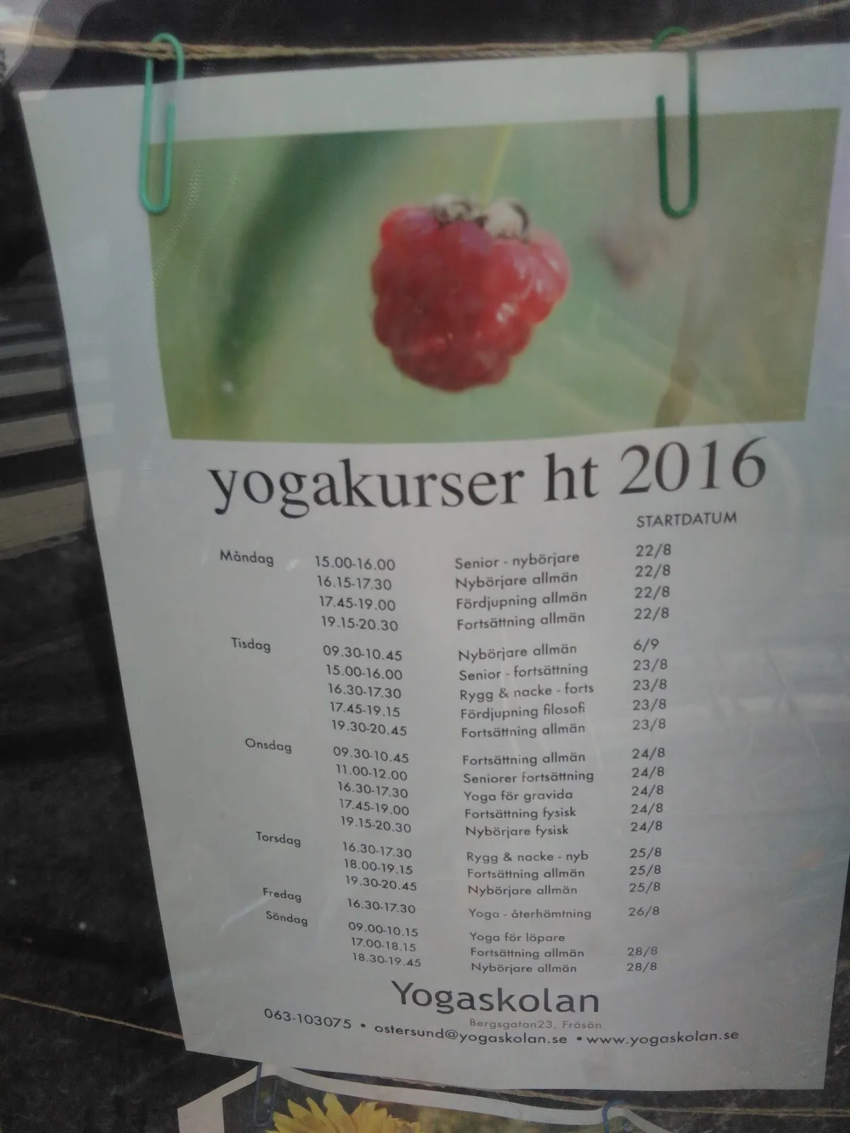 Yogaskolan Östersund — yoga-studio i Hornsberg, Östersund — bild 2