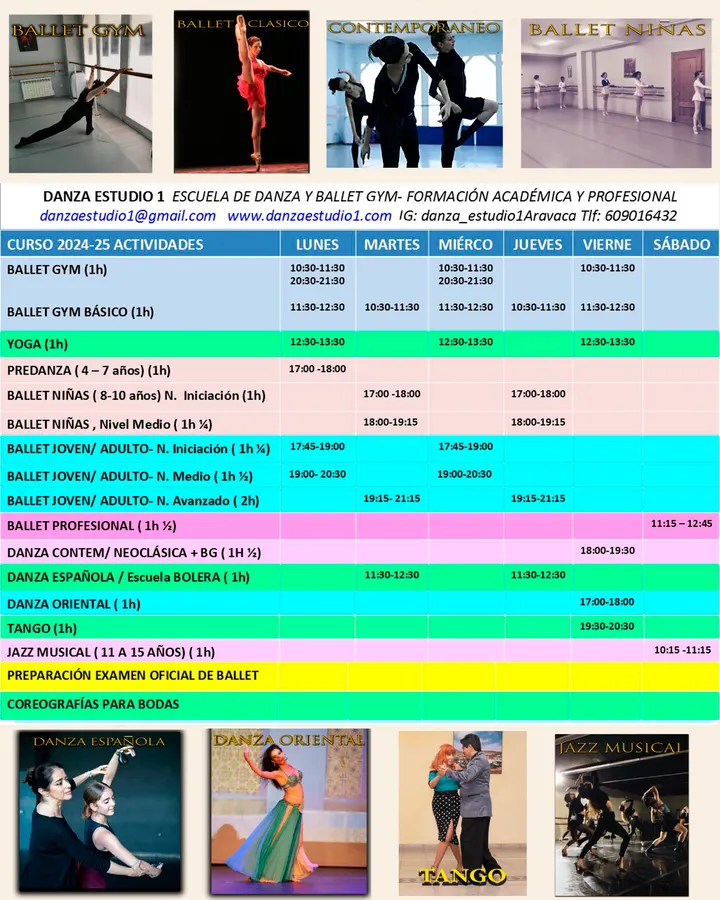 Estudio 1 Danza y Gimnasia — baile-studio en Aravaca, Madrid — 2